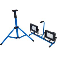 BGS Duo-SMD-LED-Arbeits-Strahler | mit Stativ | 2 x 70 W