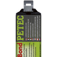 PETEC 98350 PlastBond Kunststoffreparatur schwarz 2K Klebststoff schnellhärtend, 50 ml