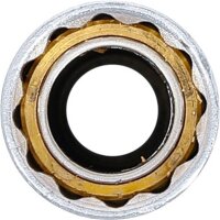 BGS Zündkerzen-Einsatz mit Magnet, Zwölfkant, lang | Antrieb Innenvierkant 10 mm (3/8") | SW 14 mm