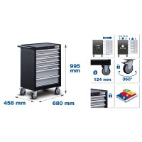 BGS Werkstattwagen | 7 Schubladen | mit 120 Werkzeugen