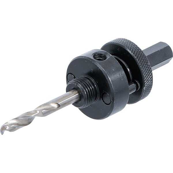 BGS DIY Aufnahmehalter für Lochsägen | mit Zentrierbohrer