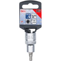 BGS Bit-Einsatz | Antrieb Innenvierkant 12,5 mm (1/2") | Innensechskant 6 mm