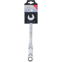 BGS Doppelgelenk-Ratschenring-Maulschlüssel | abwinkelbar | SW 16 mm