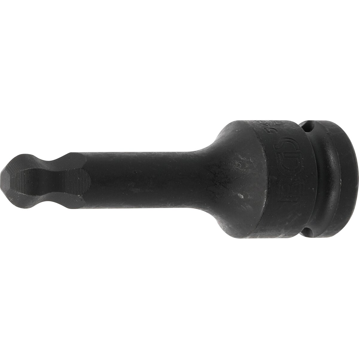 BGS Kraft-Bit-Einsatz 100 Mm – Vierkant 1/2" Auf Sechskant 6 Mm | Für Hand- & Schlagschrauber