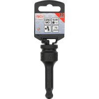 BGS Kraft-Bit-Einsatz | Länge 75 mm | Antrieb Innenvierkant 12,5 mm (1/2") | Innensechskant mit Kugelkopf 10 mm
