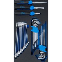 BGS Schaumeinlage für Art. 2002 Maul-Ringschlüssel, Zangen und Winkelschlüssel 31-tlg.