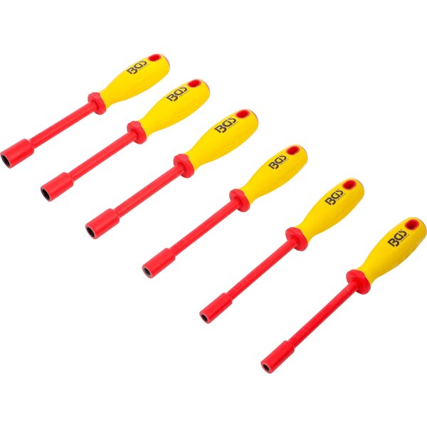 BGS VDE Steckschlüssel-Schraubendreher-Satz Sechskant SW 5,5 - 12 mm 6-tlg.