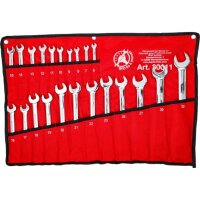 BGS DIY Ratschenring-Maulschlüssel-Satz | flexible Köpfe | SW 6 - 32 mm | 22-tlg.