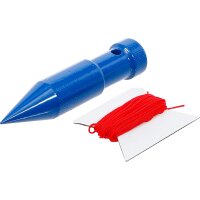 BGS DIY Senklot-Satz mit Schnur | 200g | 6m