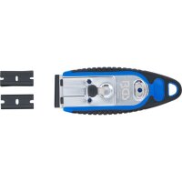 BGS Plakettenschaber | 40 mm | mit 6 Kunstoff-Schaberklingen