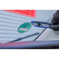 BGS Plakettenschaber | 40 mm | mit 6 Kunstoff-Schaberklingen