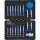 BGS Schraubenausdreher-Satz | für Innensechskant 1,5 - 10 mm / T-Profil (für Torx) | T10 - T55 | 19-tlg.