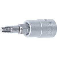 BGS Schraubenausdreher-Bit-Einsatz | Antrieb Innenvierkant 6,3 mm (1/4") | für defektes T-Profil (für Torx) T20