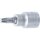 BGS Schraubenausdreher-Bit-Einsatz | Antrieb Innenvierkant 10 mm (3/8") | für defektes T-Profil (für Torx) T27