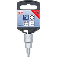 BGS Schraubenausdreher-Bit-Einsatz | Antrieb Innenvierkant 10 mm (3/8") | für defektes T-Profil (für Torx) T30