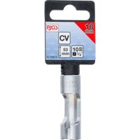 BGS Spezial-Steckschlüssel-Einsatz, geschlitzt | Antrieb Innenvierkant 10 mm (3/8") | SW 10 mm