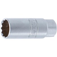 BGS Zündkerzen-Einsatz Zwölfkant | Antrieb Innenvierkant 10 mm (3/8") | SW 18 mm