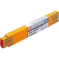 BGS DIY Holz-Gliedermaßstab | 2 m