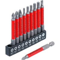 BGS DIY Antirutsch-Bit-Satz | magnetisch | 70 mm | 10-tlg.