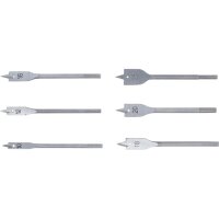 BGS DIY Flachfräsbohrer-Satz | 10 - 25 mm | 6-tlg.