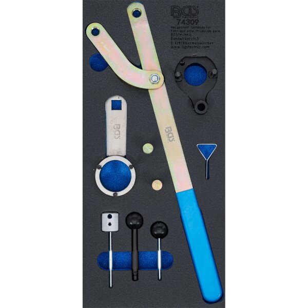 BGS Werkstattwageneinlage 1/3: Motor-Einstellwerkzeug-Satz | für VAG 2.0 TDI Common Rail