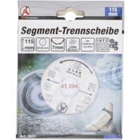 BGS DIY Segment-Trennscheibe | Ø 115mm