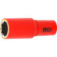 BGS VDE-Steckschlüssel-Einsatz Sechskant | Antrieb Innenvierkant 12,5 mm (1/2") | SW 22 mm
