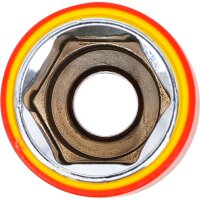 BGS VDE-Steckschlüssel-Einsatz Sechskant | Antrieb Innenvierkant 12,5 mm (1/2") | SW 22 mm