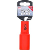 BGS VDE-Steckschlüssel-Einsatz Sechskant | Antrieb Innenvierkant 12,5 mm (1/2") | SW 22 mm