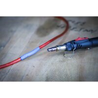 BGS Mini-Heißgasbrenner mit Schrumpfschlauch-Sortiment | farbig | mit Piezo-Zündung | 162-tlg.