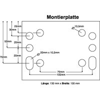 TECPO Anhänger Stützrad Automatik 60 mm, 400 kg
