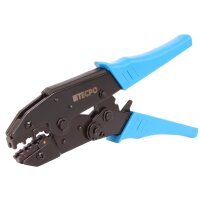 TECPO Kabelschuh- Crimpzange 0,5-6 mm für isolierte...