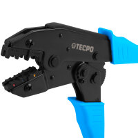 TECPO Kabelschuh- Crimpzange 0,5-6 mm für isolierte Kabelverbinder