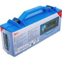 BGS Druckluft-Schlagschrauber | abgewinkelt & Kraft-Steckschlüssel-Satz | 12,5 mm (1/2") | 650 Nm | 10-tlg.