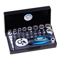 BGS Steckschlüssel-Satz | Antrieb 6,3 mm (1/4") | 28-tlg.