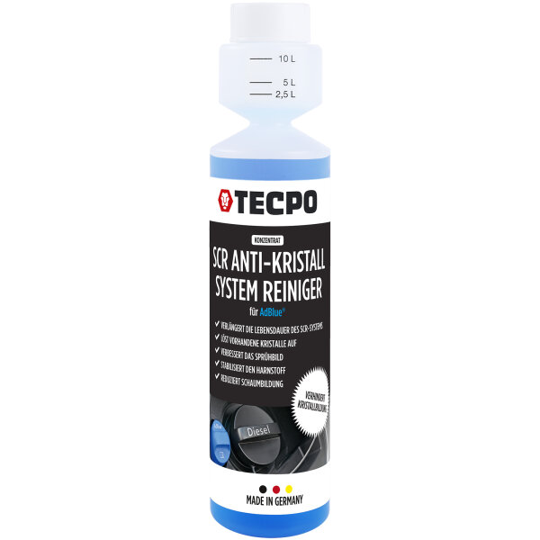 1x TECPO SCR Anti-Kristall Additiv Konzentrat AdBlue® 250 ml