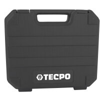 TECPO Druckluft Bremskolbenrücksteller Set 8-tlg. | Universal Bremskolben Werkzeug | verstellbare Adapter 2-Pin 3-Pin 4-Pin | 3/8"