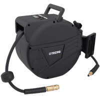 TECPO Druckluftschlauch-Aufroller 10 m mit...