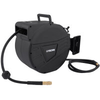 TECPO Druckluftschlauch-Aufroller 20+2 m mit...