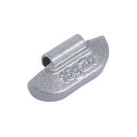 TECPO Auswuchtgewichte Schlaggewichte 15g Zink für Stahlfelgen, 100-tlg.