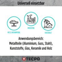 6x TECPO Hochtemperatur Silikon Dichtung HSD 30 schwarz, 200 ml
