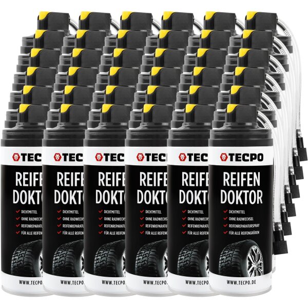 36x TECPO Reifen Doktor Dichtmittel, 400 ml