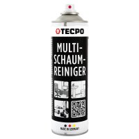 TECPO Multi-Schaumreiniger, 20x 500 ml Aktivschaum für Polster, Scheiben, Kunststoff und Metall Ultra Clean