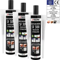 3x TECPO Injektionsmörtel SF 300 Verbundmörtel...