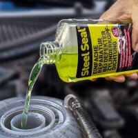 TECPO Kühlerfrostschutz AG12+ rosa (-40 C°) 10L + STEEL SEAL® Dichtmittel 473mL