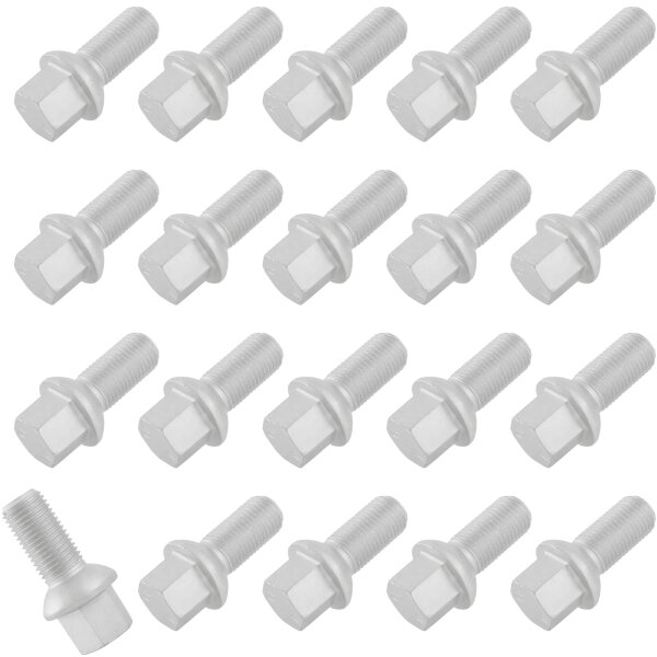 20x TECPO Radbolzen Radschrauben M14x1,5 für MERCEDES-BENZ