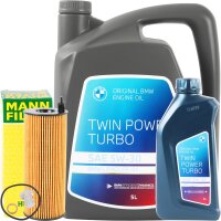 MANN-FILTER Ölfilter + Schraube + Original BMW 5W-30...