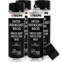4x TECPO Unterbodenschutz überlackierbar schwarz,...