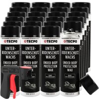 24x TECPO Unterbodenschutz überlackierbar schwarz,...