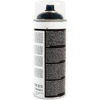 6x TECPO 1K Farbspray Schwarz Teppich / Fußmatten, 400 ml